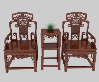Chinese Style Lounge Chair-ID:732825041