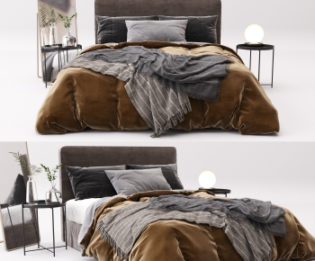 Modern Single Bed-ID:940740136