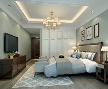 American Style Bedroom-ID:177850967