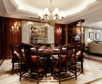 Chinese Style Dining Room-ID:813930036