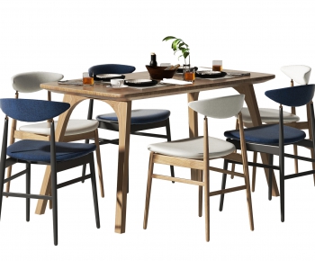 Nordic Style Dining Table And Chairs-ID:132668027