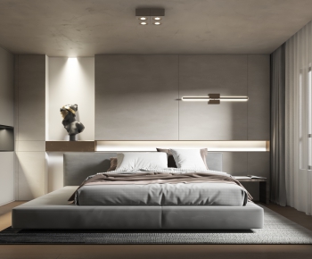 Wabi-sabi Style Bedroom-ID:373238098