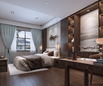 New Chinese Style Bedroom-ID:149255991