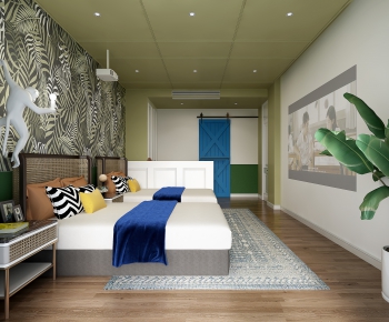 American Style Guest Room-ID:676619053