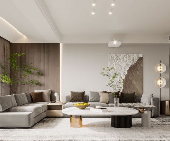 Modern A Living Room-ID:701874025