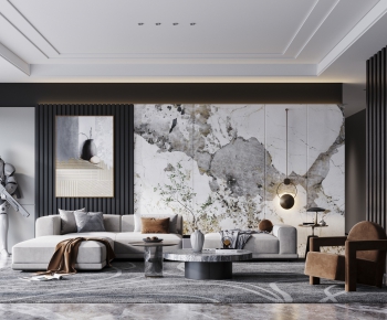 Modern A Living Room-ID:954914097