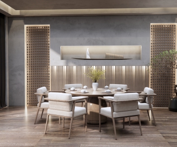 New Chinese Style Dining Room-ID:637309079