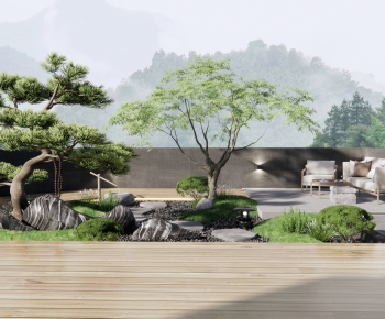 New Chinese Style Courtyard/landscape-ID:660608051