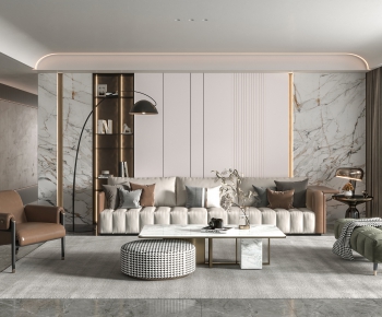 Modern A Living Room-ID:494236957