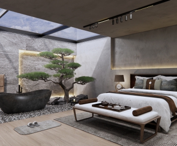 New Chinese Style Bedroom-ID:799675941