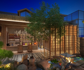 New Chinese Style Courtyard/landscape-ID:221738815