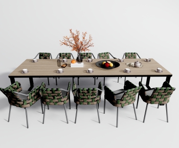 Modern Dining Table And Chairs-ID:624845035