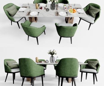 Modern Dining Table And Chairs-ID:978672984