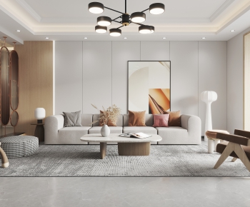 Modern A Living Room-ID:283164981