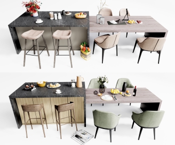 Modern Dining Table And Chairs-ID:475418098