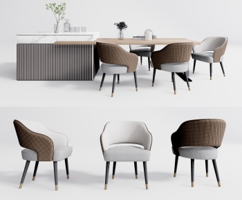 Modern Dining Table And Chairs-ID:188725955