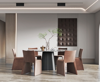 Modern Dining Table And Chairs-ID:186546099