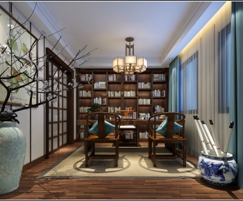 Chinese Style Study Space-ID:255306964