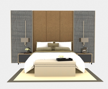 Modern Single Bed-ID:947784907