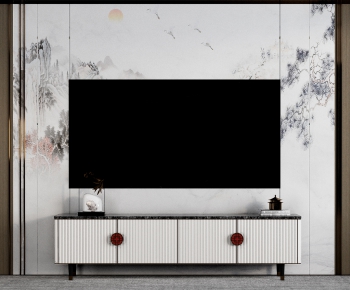 New Chinese Style TV Cabinet-ID:815519091