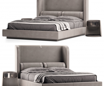 Modern Double Bed-ID:581967125