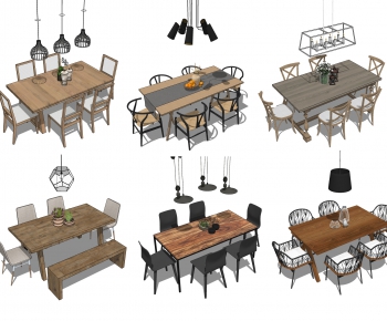 Modern Dining Table And Chairs-ID:245112908