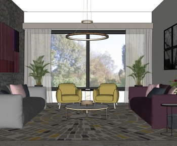 Modern A Living Room-ID:921155935