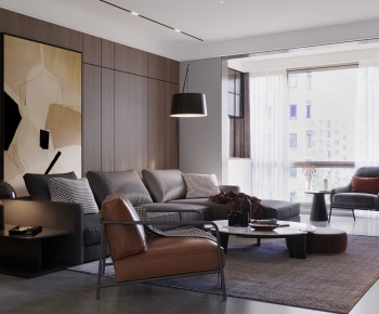 Modern A Living Room-ID:558003909