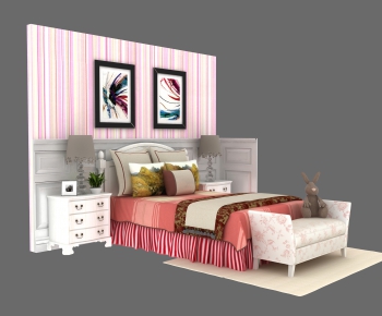 American Style Single Bed-ID:515013932