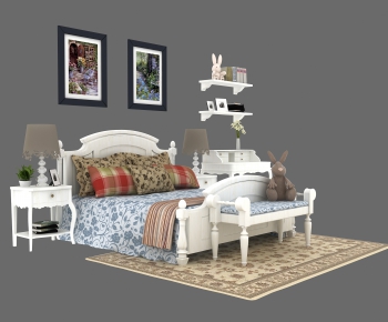 American Style Double Bed-ID:406162988