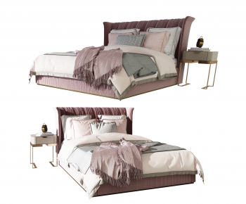 Modern Double Bed-ID:569293026