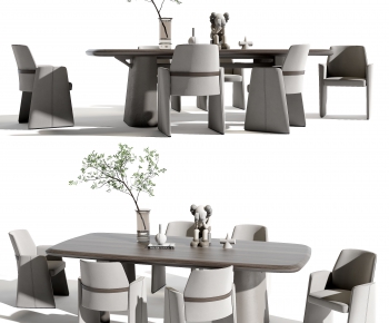 Modern Dining Table And Chairs-ID:730499989