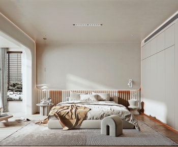 Wabi-sabi Style Bedroom-ID:162585021