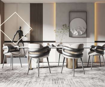 Modern Dining Table And Chairs-ID:681242947