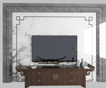 New Chinese Style TV Cabinet-ID:489325057