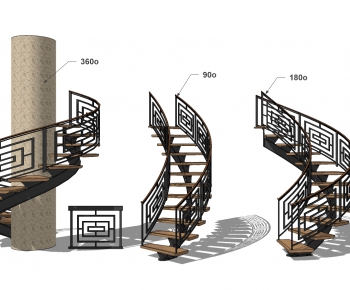 Modern Stair Balustrade/elevator-ID:771320104