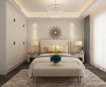 Simple European Style Bedroom-ID:748061907