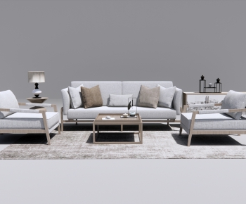 New Chinese Style Sofa Combination-ID:243971117