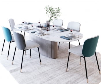 Modern Dining Table And Chairs-ID:147737986