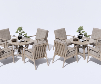 New Chinese Style Leisure Table And Chair-ID:513808972