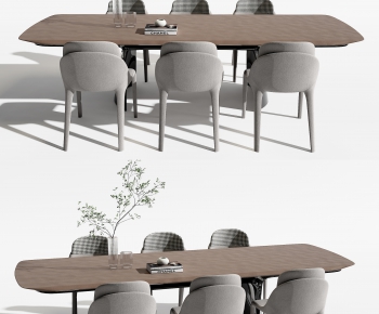 Modern Dining Table And Chairs-ID:927598955