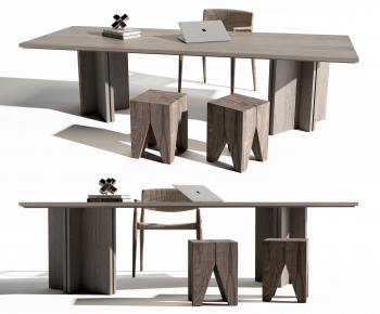 Modern Computer Desk And Chair-ID:210217951