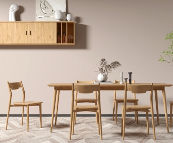 Nordic Style Dining Table And Chairs-ID:462907089