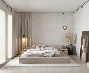 Wabi-sabi Style Bedroom-ID:347328903