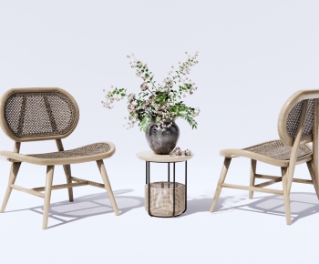 Wabi-sabi Style Lounge Chair-ID:636150868
