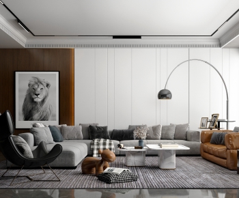 Modern A Living Room-ID:840826036