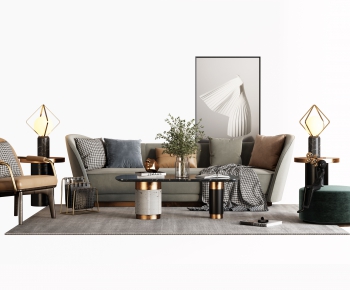 Simple European Style Sofa Combination-ID:572511913