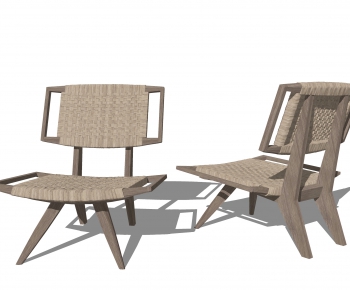 Wabi-sabi Style Lounge Chair-ID:648438939