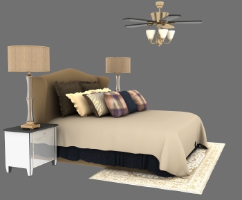 American Style Double Bed-ID:907483107