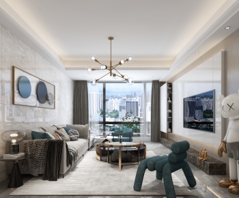 Modern A Living Room-ID:462431914